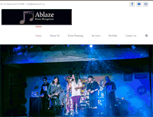 Tablet Screenshot of ablaze.com.my